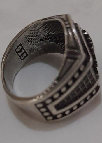 925 AYAR OSMANLI DEVLET ARMALI YÜZÜK - Görsel 6