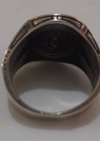 925 AYAR OSMANLI DEVLET ARMALI YÜZÜK - Görsel 3