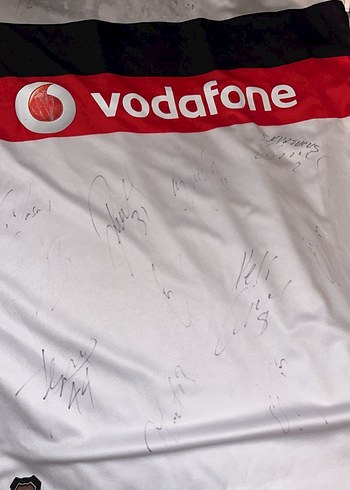 2017-2018 tam kadro  İmzalı beşiktaş Erkek Forması - Görsel 3