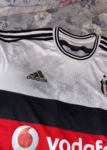 2017-2018 tam kadro  İmzalı beşiktaş Erkek Forması - Görsel 2