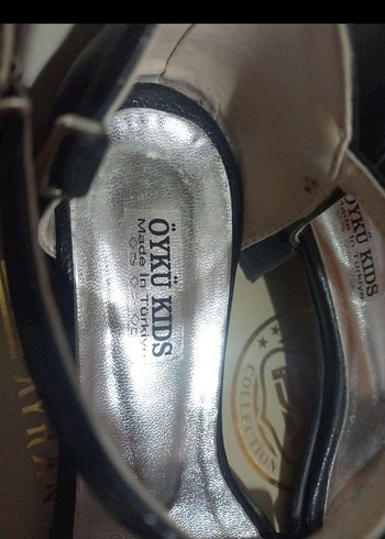 Klasik Siyah kız çocuk hafif topuklu Ayakkabı 34 numara - Görsel 2