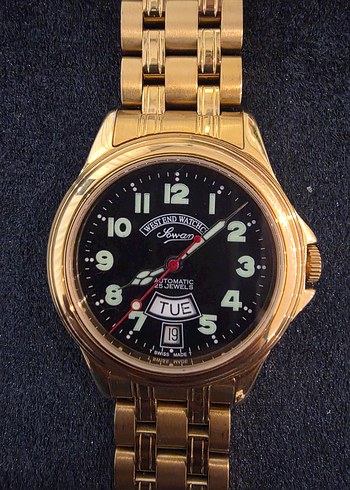 Diğer West End Watch Co Sowar Otomatik 25 Jewels Swiss Made