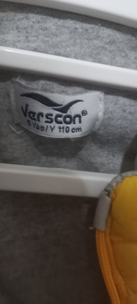 Sarı Erkek Çocuk Fermuarlı Yelek - Görsel 3