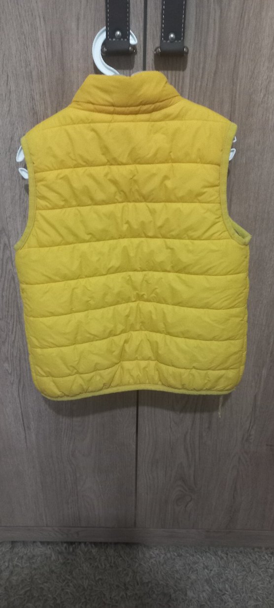 Sarı Erkek Çocuk Fermuarlı Yelek - Görsel 2