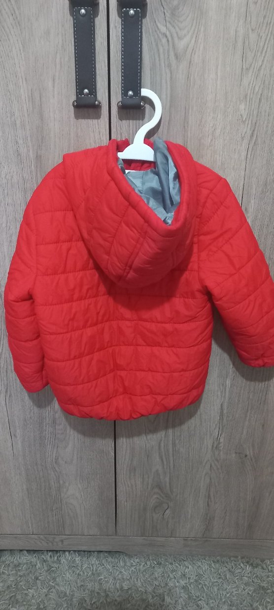 Erkek Çocuk Kırmızı Mont - Görsel 2