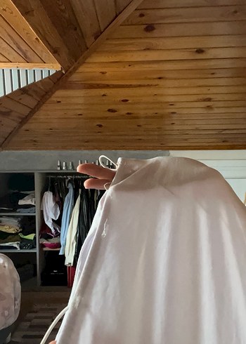 Beyaz askılı crop - Görsel 3