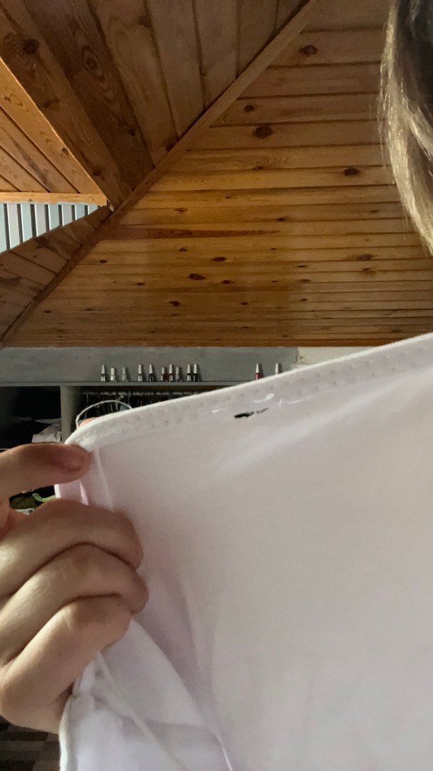 Beyaz askılı crop - Görsel 2