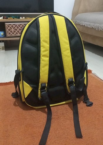 Sarı Şeffaf Kedi Taşıma Sırt Çantası - Görsel 4