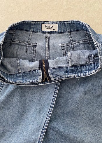 Polo Garage Vintage Denim Etek-Pantolon - Görsel 6