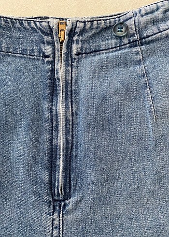 Polo Garage Vintage Denim Etek-Pantolon - Görsel 8
