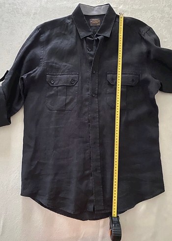 Ettore Firenze %100 Keten Siyah Safari
Gömlek M Beden (Tertemiz) - Görsel 2
