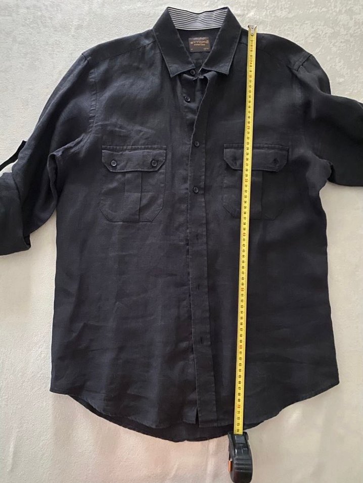 Ettore Firenze %100 Keten Siyah Safari
Gömlek M Beden (Tertemiz) - Görsel 2