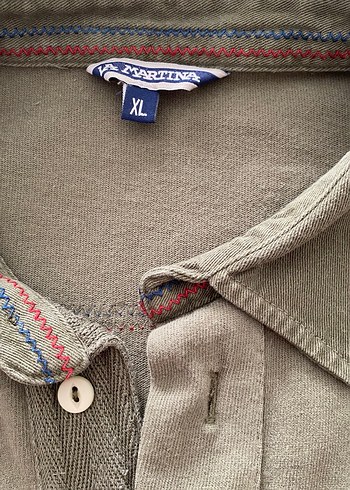 La Martina Haki Uzun Kollu Polo
Tişört - XL Beden (Orijinal) - Görsel 5