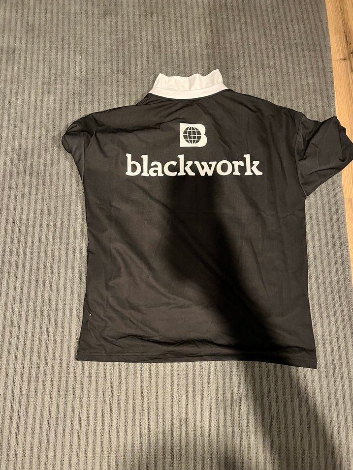 Siyah Baskılı Kısa Kollu Erkek Tişört - Görsel 2