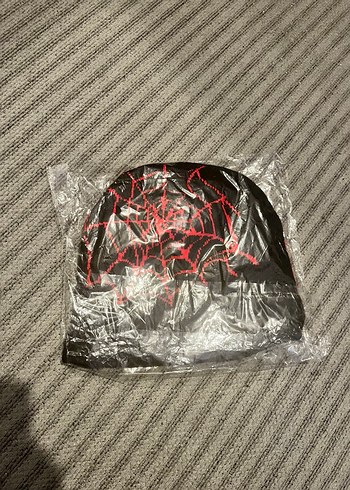 Kırmızı Örgü Punk Bere - Görsel 2