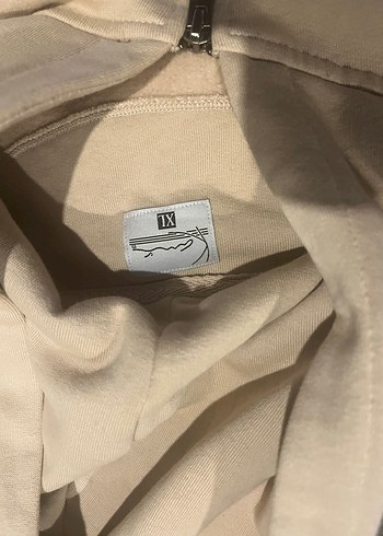 Bej Fermuarlı Sweatshirt - Görsel 2