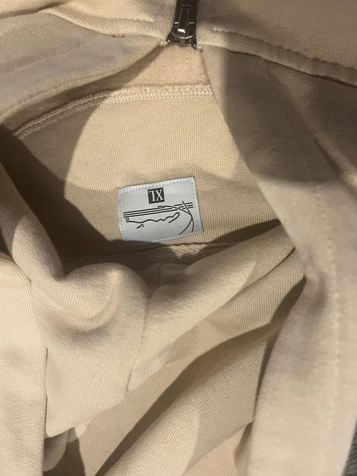 Bej Fermuarlı Sweatshirt - Görsel 2