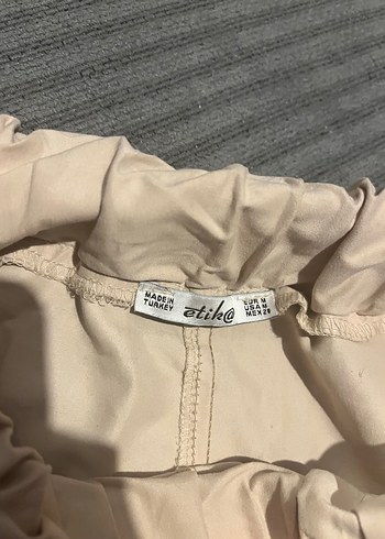 Beyaz Rahat Kesim  Pantolon - Görsel 2