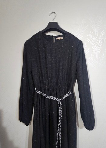 Kadın Siyah Uzun Kollu Triko Elbise Pierre Cardin - Görsel 3