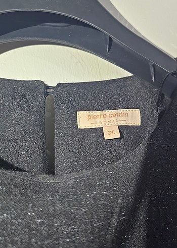 Kadın Siyah Uzun Kollu Triko Elbise Pierre Cardin - Görsel 5