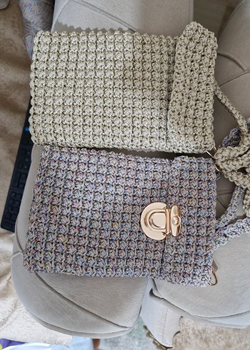 El Örgüsü Kadın Çapraz çanta - Görsel 6