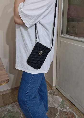 El Örgüsü Kadın Çapraz çanta - Görsel 3