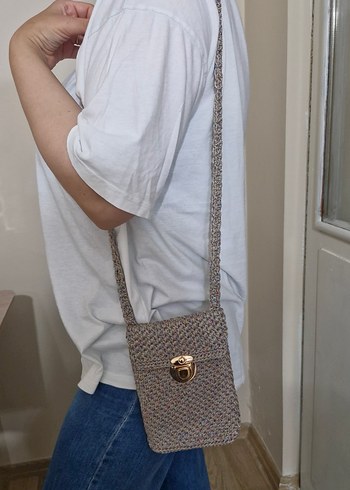 El Örgüsü Kadın Çapraz çanta - Görsel 2