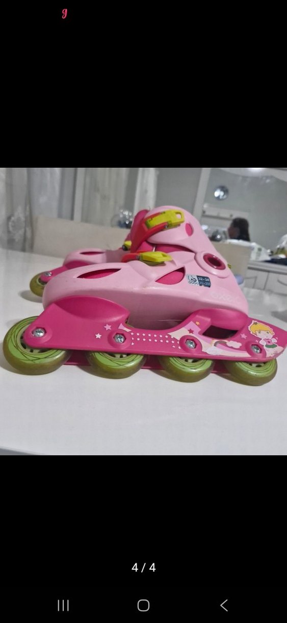 32 -36 no paten ayakkabı decathlon az kullanıldı - Görsel 2