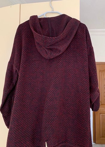 Bordo Düğmeli ceket - Görsel 2