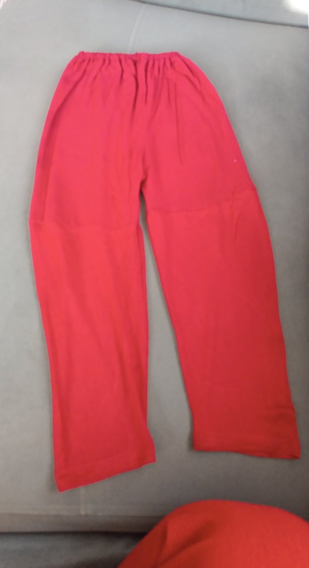 Kırmızı Rahat Kesim çocuk tayt - Görsel 2