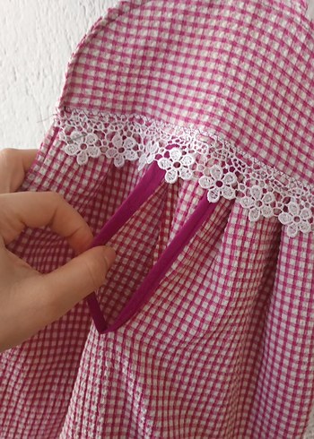 Nakışlı Pembe poşetlik - Görsel 2