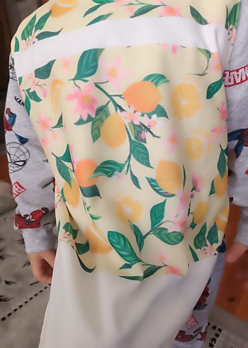 Sarı Desenli Bebek Önlüğü - Görsel 4