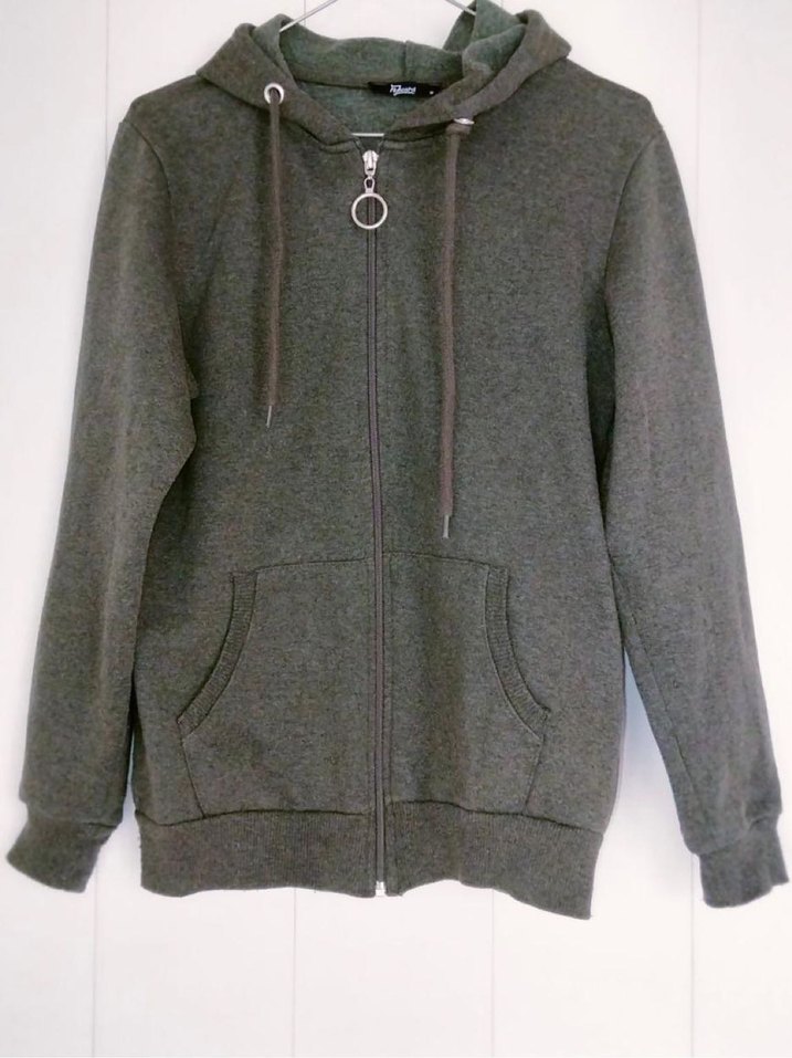 Haki İçi Polar Fermuarlı Sweat - Görsel 3