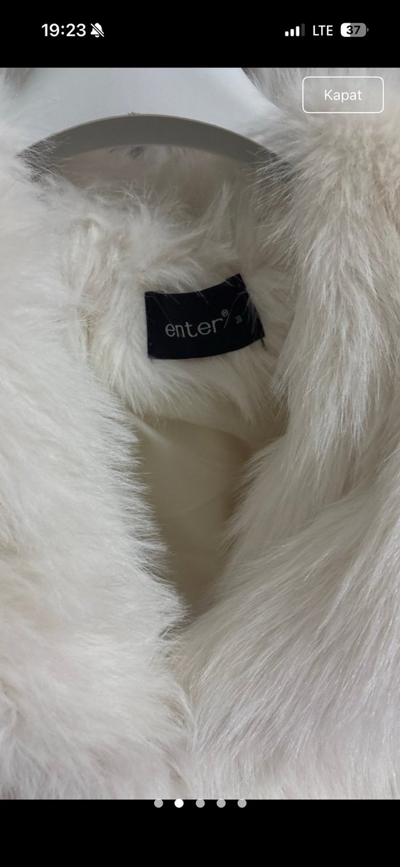 kürk beyaz - Görsel 2
