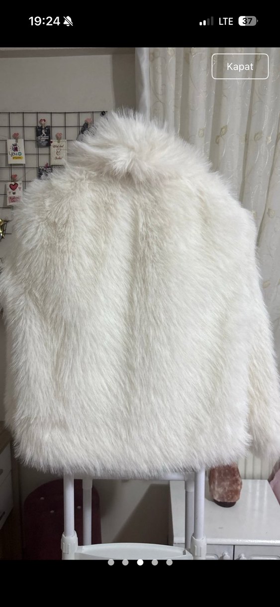 kürk beyaz - Görsel 3