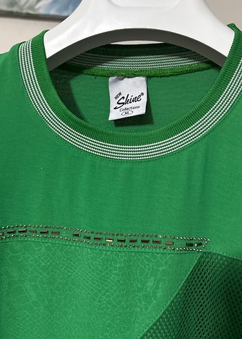 Yeşil Dantel Detaylı Tunik takım - Görsel 3