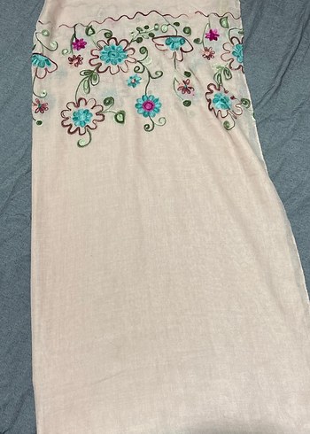 Bohem Tarz Çok Renkli Kadın Şal - Görsel 3