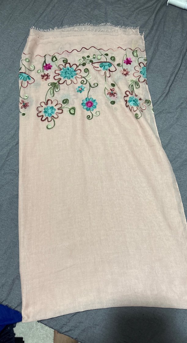 Bohem Tarz Çok Renkli Kadın Şal - Görsel 3