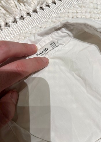 Beyaz Uzun Kollu Rahat Kesim Gömlek - Görsel 3