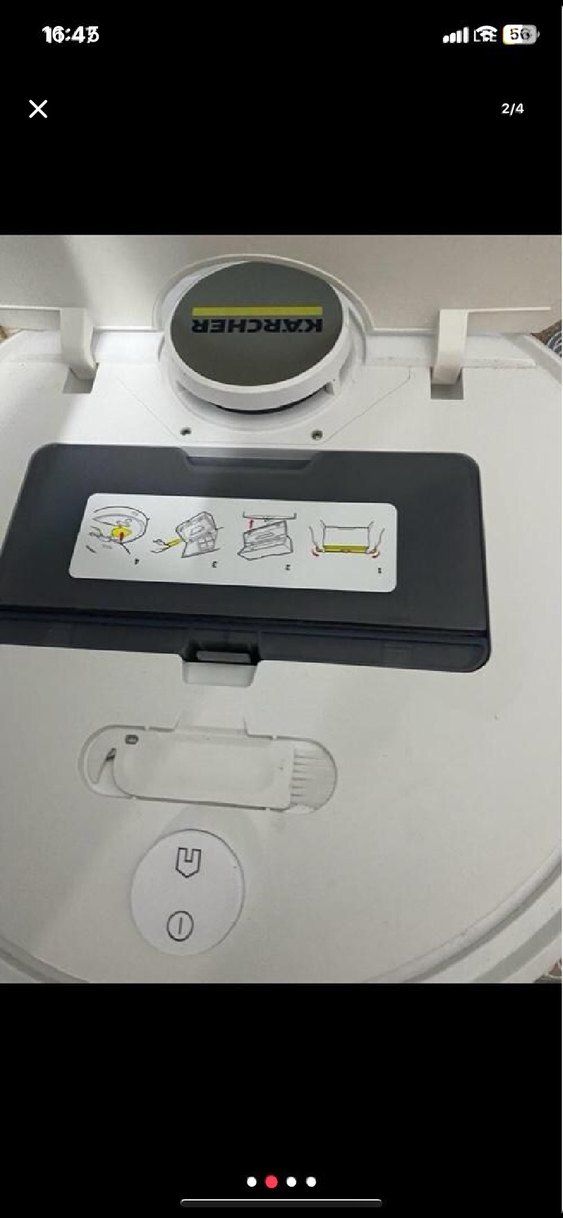 Karcher Beyaz Gri Robot Süpürge - Görsel 2