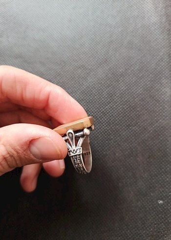 GÜMÜŞ YÜZÜK ELİF TASARIMLI - Görsel 5