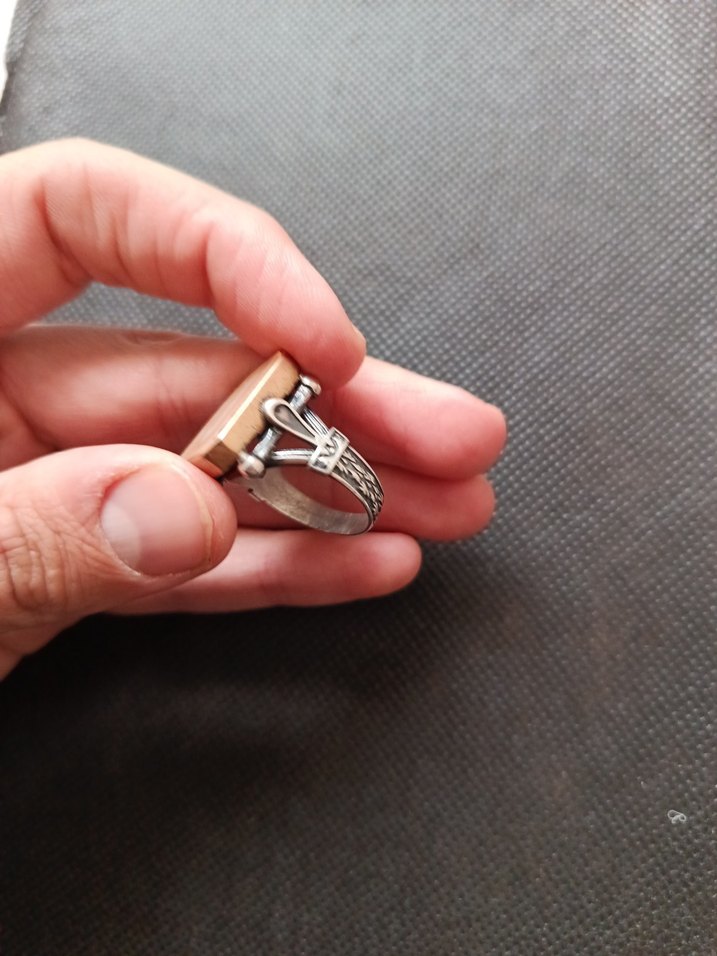 GÜMÜŞ YÜZÜK ELİF TASARIMLI - Görsel 4