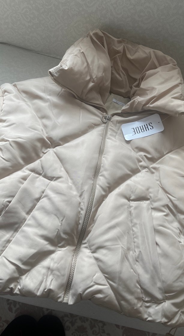 Bej  Kadın Kışlık Mont - Görsel 3