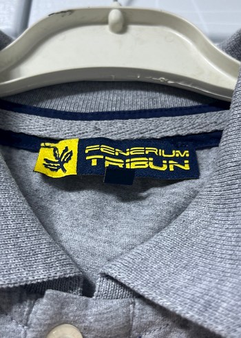 Gri Fenerbahçe Baskılı Polo Tişört - Görsel 2