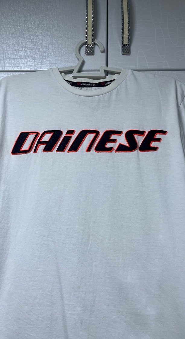 DAINESE Baskılı Beyaz Erkek Tişört - Görsel 2