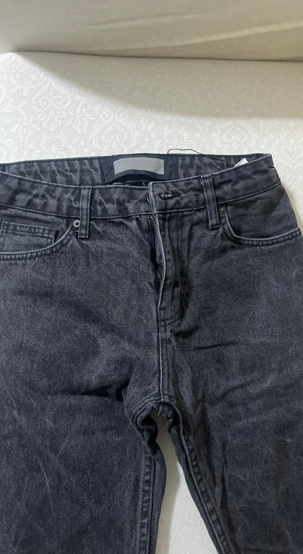 Siyah Normal Boy erkek Denim Pantolon - Görsel 2