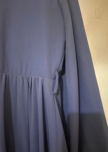 LACİVERT TESETTÜR ABİYE - Görsel 4