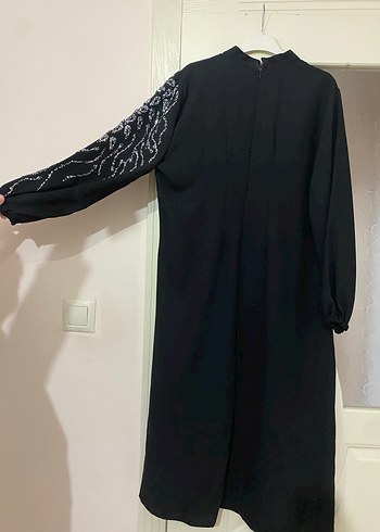 SİYAH TESETTÜR ABİYE TAKIM - Görsel 2