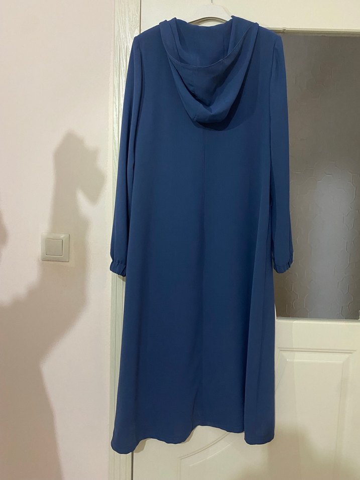 LACİVERT TESETTÜR PARDESÜ - Görsel 2