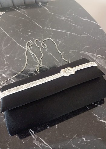 SİYAH KADIN ABİYE ÇANTA - Görsel 3